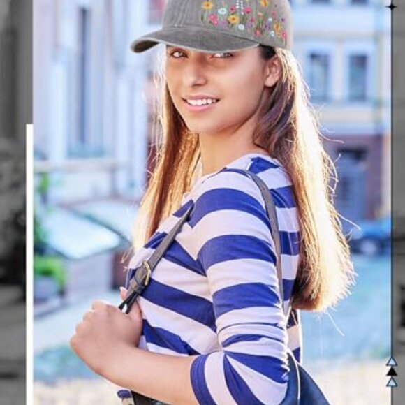 Embroidered Baseball Cap Adjustable Fit Soft Breathable Hats Unisex Casual Style - Picture 4 of 8